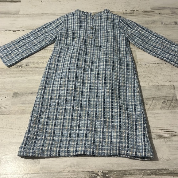 The Oaks Kate Blue Tweed Dress Size 10 - Picture 9 of 13
